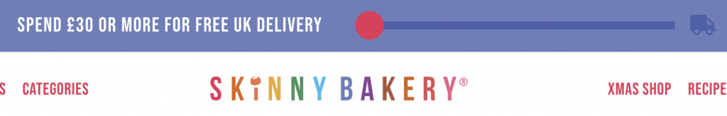 skinny bakery free delivery